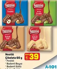 NESTLE ÇİKOLATA 60 G